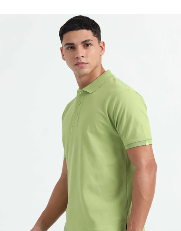 Organic Polo - Olive Green