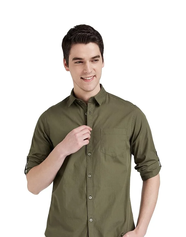 Symbol Men’s Cotton Casual Shirt – Full Sleeve (Regular Fit, Plus & Combo)